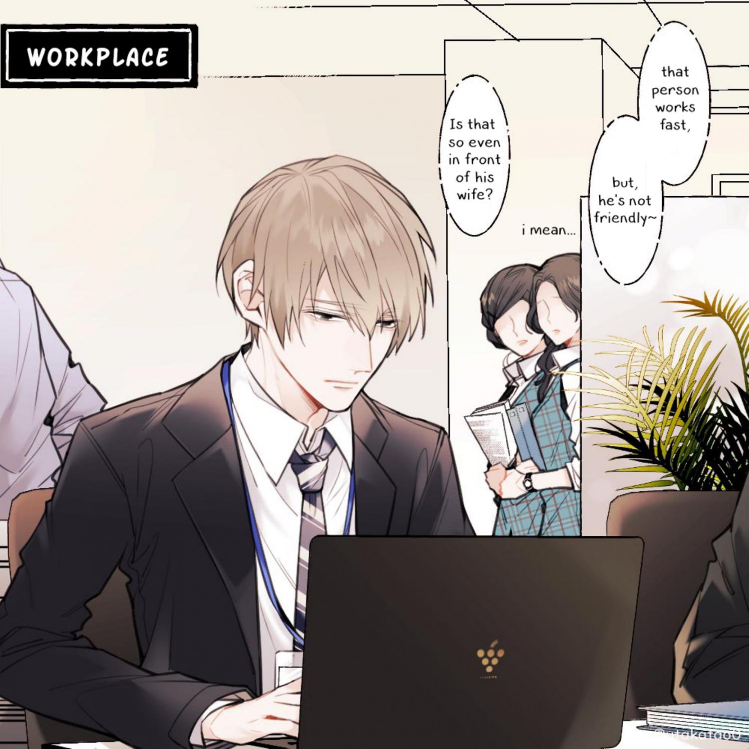 Shokuba to Jitaku de Gyappu no Aru Papa Ch.1 Page 1 - Mangago